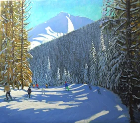Esqui, Beauregard La Clusaz, 2012